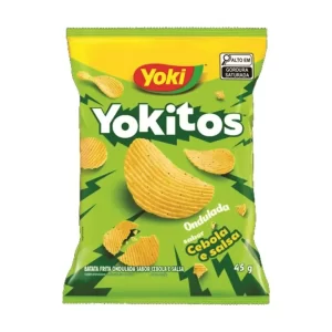 YOKI YOKITOS BATATA ONDULADA CEBOLA E SALSA 36X45G - YO-6087