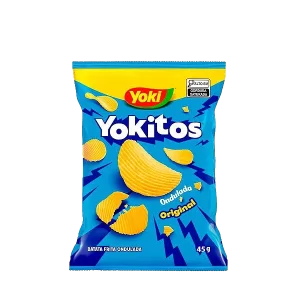 YOKI YOKITOS BATATA ONDULADA NATURAL 36X45G - YO-6086